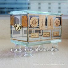Мода дизайн кристаллическая коробка украшений для свадебных подарков сувениры и украшения